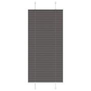 vidaXL Plisserad persienn svart 65x100cm tyg bredd 64,4cm polyester