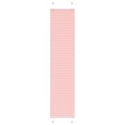 vidaXL Plisserad persienn rosa 40x200cm tyg bredd 39,4cm polyester