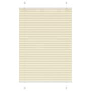 vidaXL Plisserad persienn cremefärgad 95x150 cm tyg bredd 94,4 cm