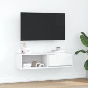 vidaXL TV-bänk vit 100x31x25,5 cm konstruerat trä