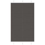 vidaXL Plisserad persienn svart 115x200 cm tyg bredd 114,4cm polyester