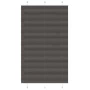 vidaXL Plisserad persienn svart 120x200 cm tyg bredd 119,4cm polyester