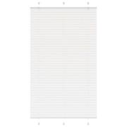 vidaXL Plisserad persienn vit 120x200 cm tyg bredd 119,4cm polyester