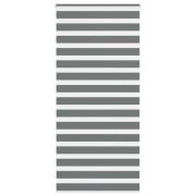 vidaXL Rullgardin zebra mörkgrå 95x230 cm tyg bredd 90,9 cm polyester