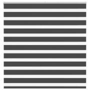 vidaXL Rullgardin zebra svart 140x100 cm tyg bredd 135,9cm polyester