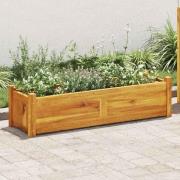 vidaXL Blomlåda upphöjd akaciaträ 100x30x25 cm