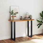 vidaXL Konsolbord i teak 100x35x75 cm