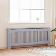 vidaXL Elementskydd MDF grå 205 cm