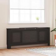 vidaXL Elementskydd MDF svart 205 cm