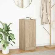 vidaXL Skänk Sonoma ek 29,5x34x76 cm konstruerat trä