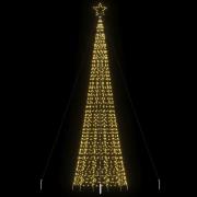 vidaXL LED julgran med spikar 1534 LED varmvit 500 cm