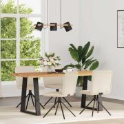 vidaXL Matstolar 4 st linnetyg