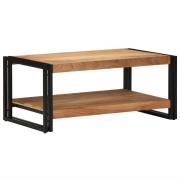 vidaXL Soffbord 90x50x38 cm massivt trä akacia