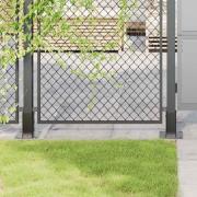 vidaXL Stolpbaser, fyrkant, 12 delar, antracit, 71x71 mm