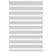 vidaXL Rullgardin zebra ljusgrå 110x150 cm tyg bredd 105,9cm polyester