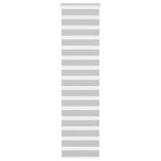 vidaXL Rullgardin zebra ljusgrå 65x200 cm tyg bredd 60,9 cm polyester