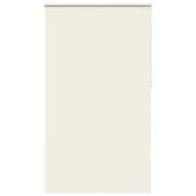 vidaXL Rullgardin mörkläggning naturvit 135x210 cm tyg bredd 131,6 cm
