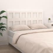 vidaXL Sänggavel vit 165,5x4x100 cm massiv furu