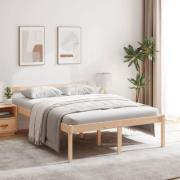 vidaXL Säng 140x190 cm massiv furu