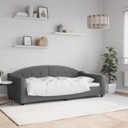 vidaXL Dagbädd mörkgrå 90x190 cm tyg