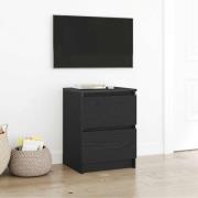 vidaXL TV-bänk svart 40x35x54 cm konstruerat trä