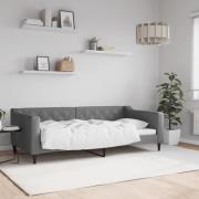 vidaXL Dagbädd mörkgrå 90x190 cm tyg