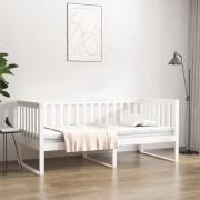 vidaXL Dagbädd utan madrass vit 90x190 cm massiv furu