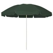 vidaXL Strandparasoll grön 240 cm