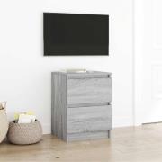 vidaXL TV-bänk grå sonoma 40x35x54 cm konstruerat trä