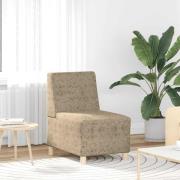 vidaXL Soffstol utan armstöd ljusgrå 55 cm läderimitation