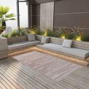 vidaXL Utomhusmatta ARAKIL brun 160x230 cm PP