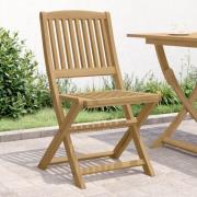 vidaXL Hopfällbara trädgårdsstolar 4 st 57x49x90 cm massivt akaciaträ