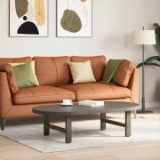 vidaXL Soffbordsben naturstål 2 st 70x(30-31) cm stål