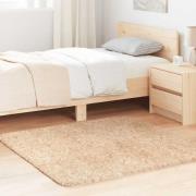 vidaXL Ryamatta med lång lugg NAVARRA beige 120x120 cm polyester
