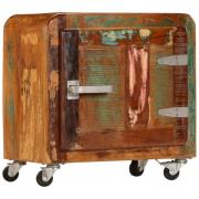 vidaXL Sängbord 50x30x50 cm massivt återvunnet trä