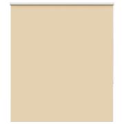 vidaXL Rullgardin mörkläggningsbar beige 140x150 cm tyg bredd 136,6 cm
