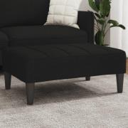 vidaXL Fotpall svart 77x55x31 cm tyg