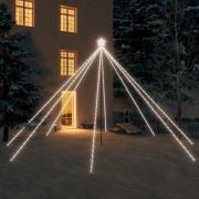 vidaXL LED julgran inomhus/utomhus 800 LEDs kallvit 5 m