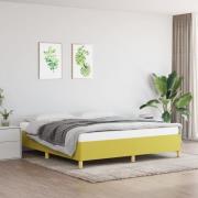 vidaXL Sängram utan madrass grön 180x200 cm tyg
