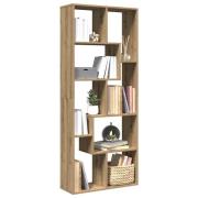vidaXL Bokhylla/Rumsavdelare ek 67x25x161,5 cm konstruerat trä