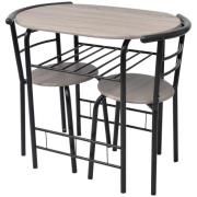 vidaXL Frukostbar med stolar MDF