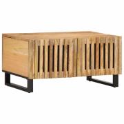 vidaXL Soffbord 80x51x40 cm massivt grovt mangoträ