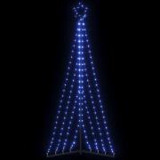 vidaXL LED julgran 339 LEDs blå 187 cm