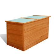 vidaXL Dynbox 126x72x72 cm trä