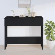 vidaXL Konsolbord svart 90x36x75 cm konstruerat trä