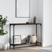vidaXL Avlastningsbord brun ek 101x30,5x75 cm konstruerat trä