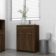 vidaXL Badrumsskåp brun ek 60x33x80 cm konstruerat trä