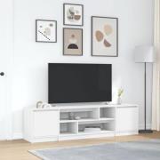 vidaXL TV-bänk vit 188,5x41x50 cm konstruerat trä