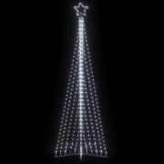 vidaXL LED julgran 495 LED kallvit 300,5 cm