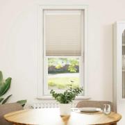 vidaXL Plisségardin 40x100 cm gräddvit